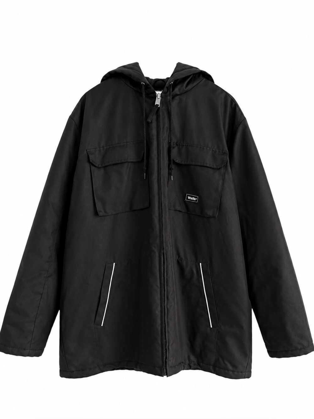 Walls Black Hooded Men’s Work Jacket